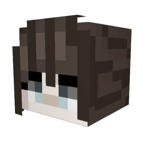 revkiiro Minecraft avatar head, 3D render