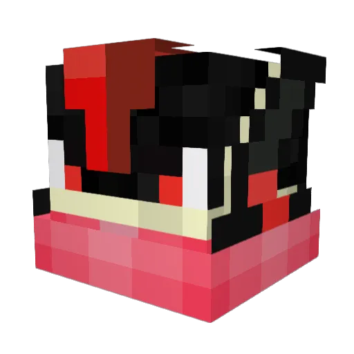revl1mit Minecraft avatar head, 3D render