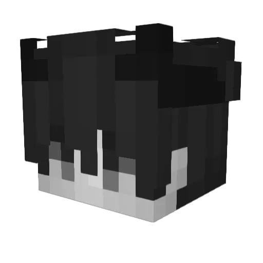 revlvt Minecraft avatar head, 3D render