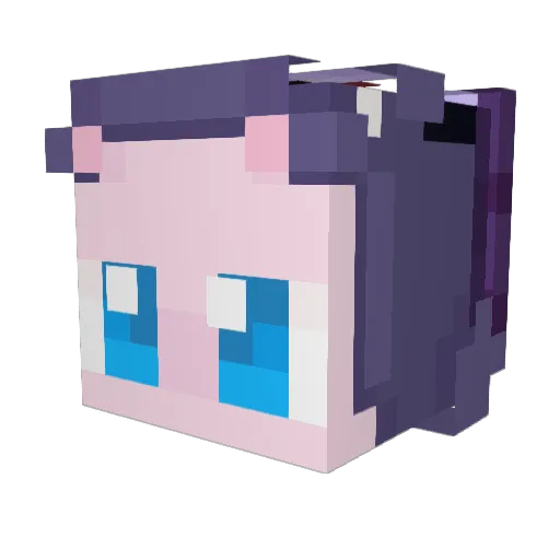 revolverz_ Minecraft avatar head, 3D render