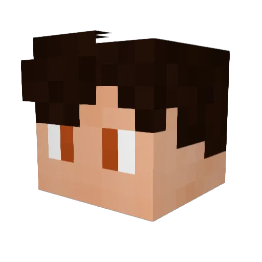 revord101 Minecraft avatar head, 3D render
