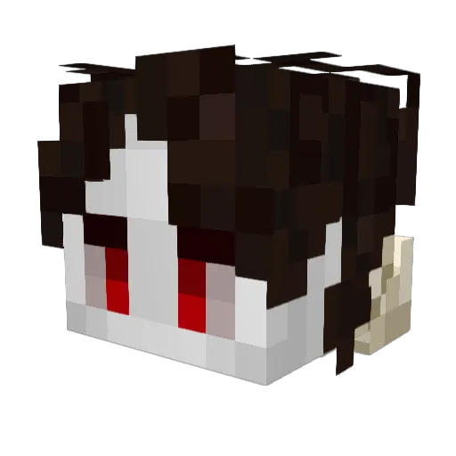 revshoto Minecraft avatar head, 3D render