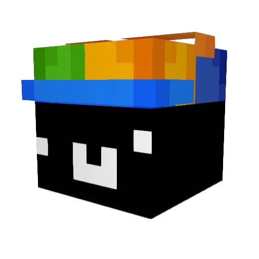 revyxl Minecraft avatar head, 3D render