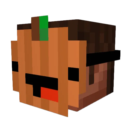 reward08 Minecraft avatar head, 3D render