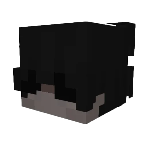 rewe12 Minecraft avatar head, 3D render