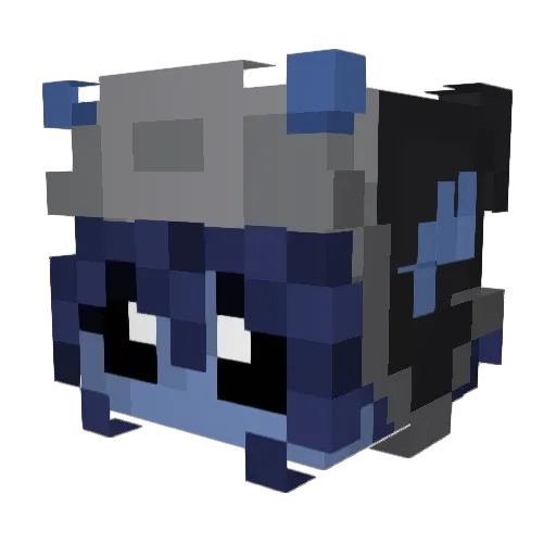 rewerze Minecraft avatar head, 3D render