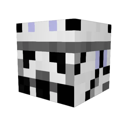 rewtz Minecraft avatar head, 3D render