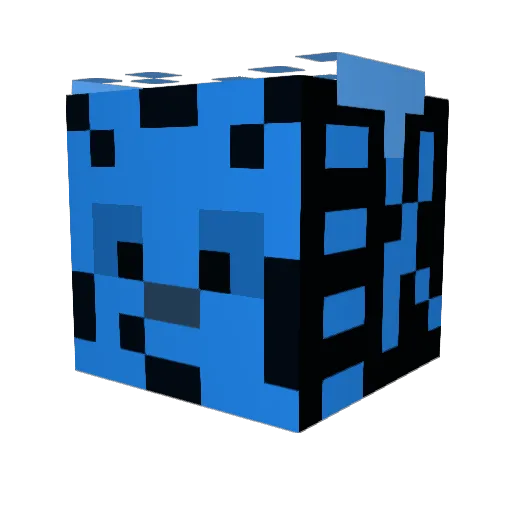 rexendor Minecraft avatar head, 3D render