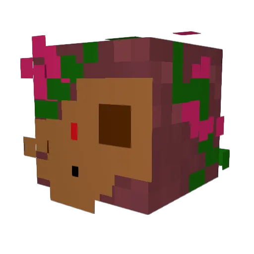 rexnihili Minecraft avatar head, 3D render