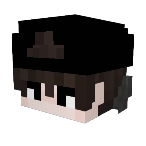 rexspecion Minecraft avatar head, 3D render
