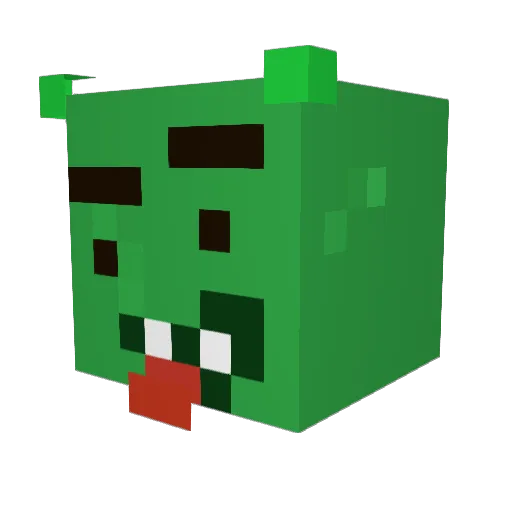 rexysmex Minecraft avatar head, 3D render