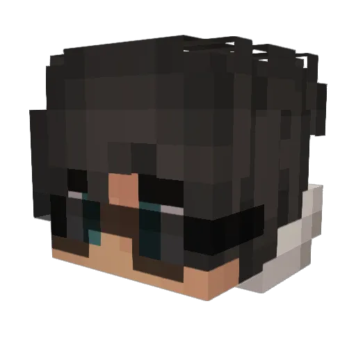 reyathh_ Minecraft avatar head, 3D render