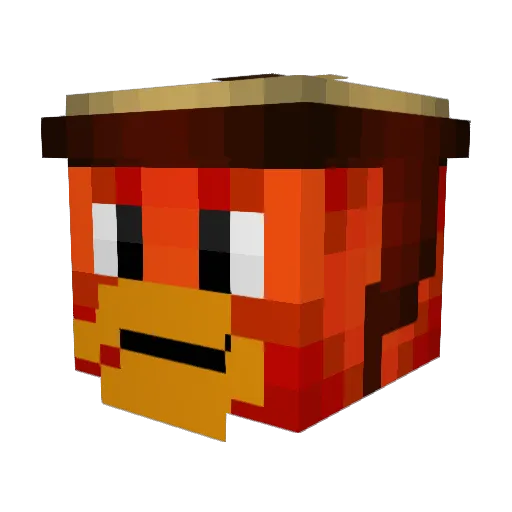 reyes01881 Minecraft avatar head, 3D render