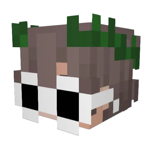 reykopp Minecraft avatar head, 3D render