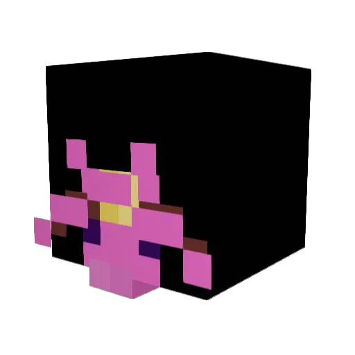 reynals Minecraft avatar head, 3D render