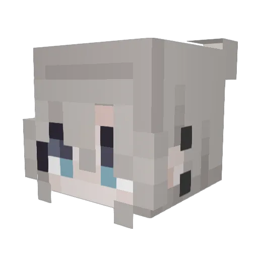 reyteal Minecraft avatar head, 3D render