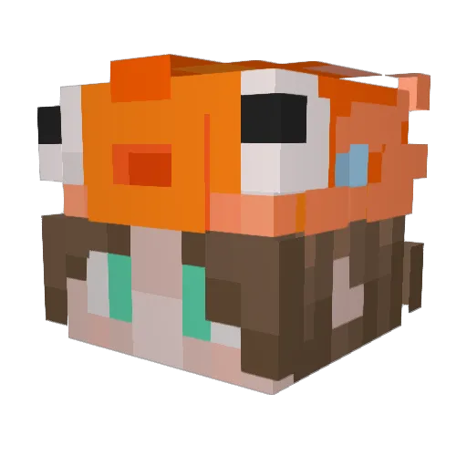 reywinn Minecraft avatar head, 3D render