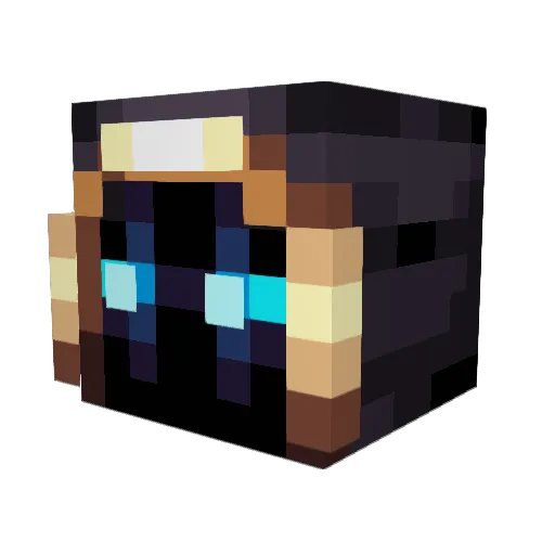 reyxeM Minecraft avatar head, 3D render