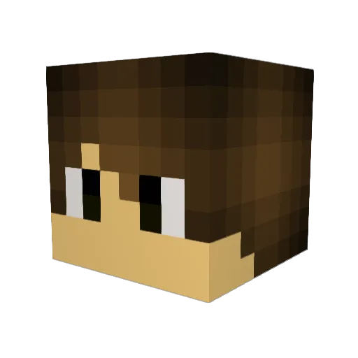 rezamc62 Minecraft avatar head, 3D render