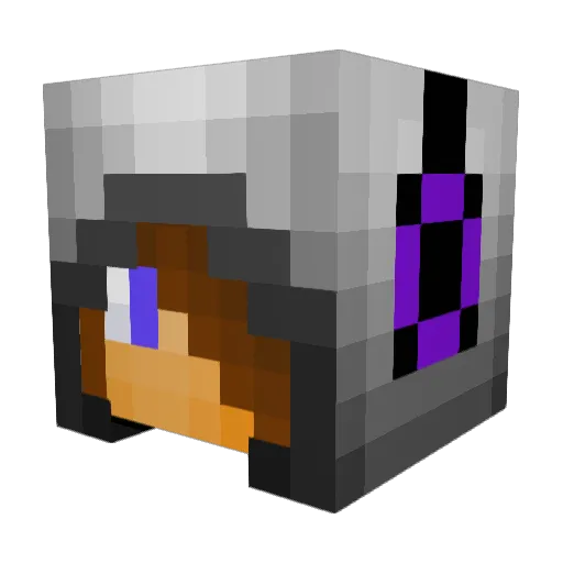 rezat10 Minecraft avatar head, 3D render