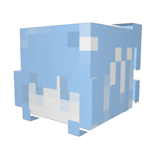 rezekyw Minecraft avatar head, 3D render