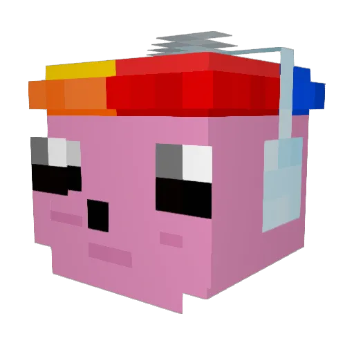 rezestillwaits Minecraft avatar head, 3D render