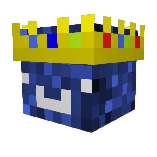 rezika Minecraft avatar head, 3D render
