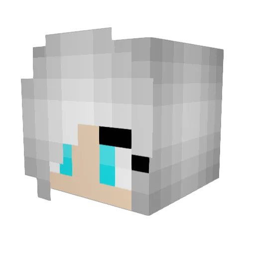 rezisatnaF Minecraft avatar head, 3D render