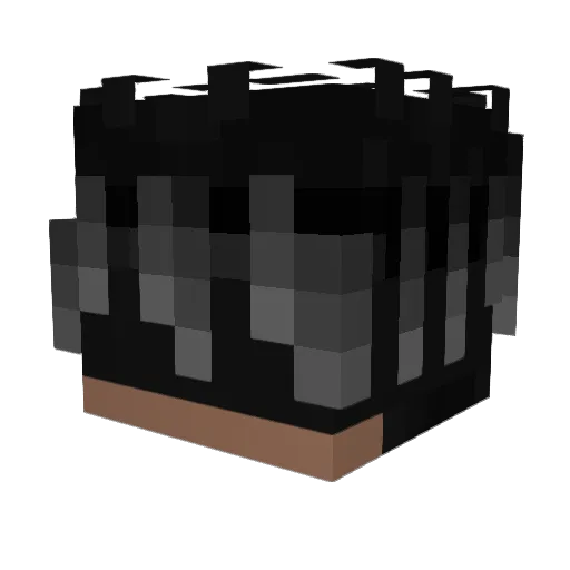 rezkh Minecraft avatar head, 3D render