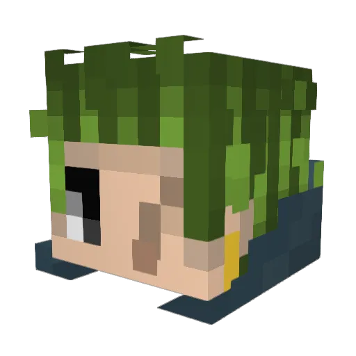 rezor24 Minecraft avatar head, 3D render