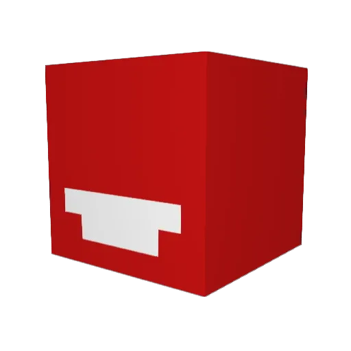 rfdv Minecraft avatar head, 3D render
