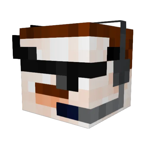 rfresh2 Minecraft avatar head, 3D render
