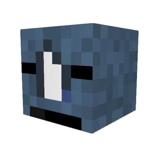 rfta_yt Minecraft avatar head, 3D render