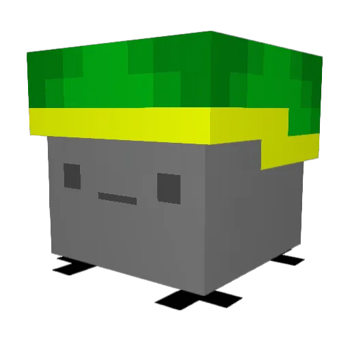 rfz7 Minecraft avatar head, 3D render