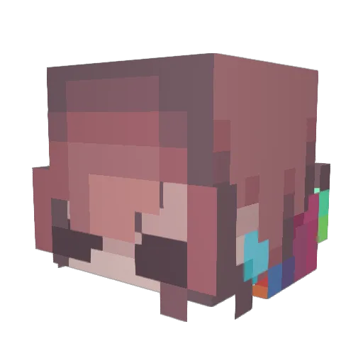 rgbkiller Minecraft avatar head, 3D render