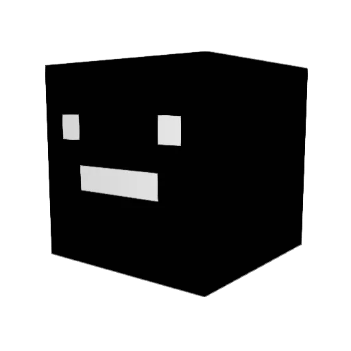 rgn___ Minecraft avatar head, 3D render