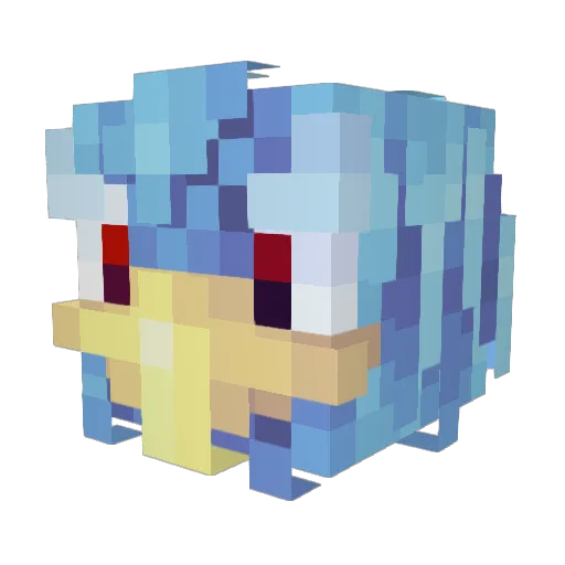rgny Minecraft avatar head, 3D render