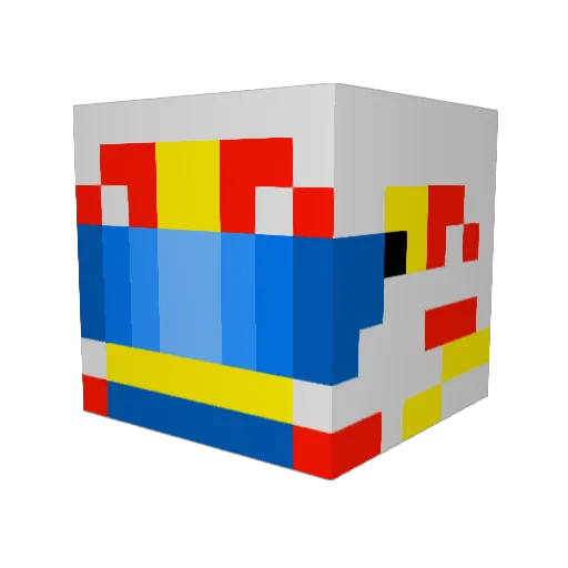 rguzm1 Minecraft avatar head, 3D render