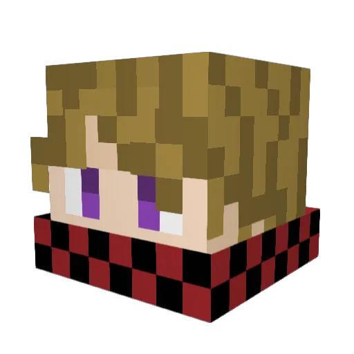 rhapsody928 Minecraft avatar head, 3D render