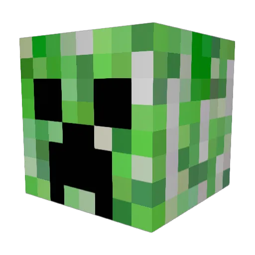 rhartman9 Minecraft avatar head, 3D render