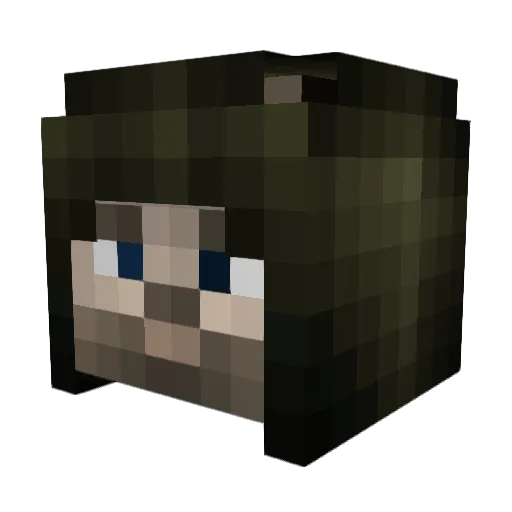 rhayes1 Minecraft avatar head, 3D render