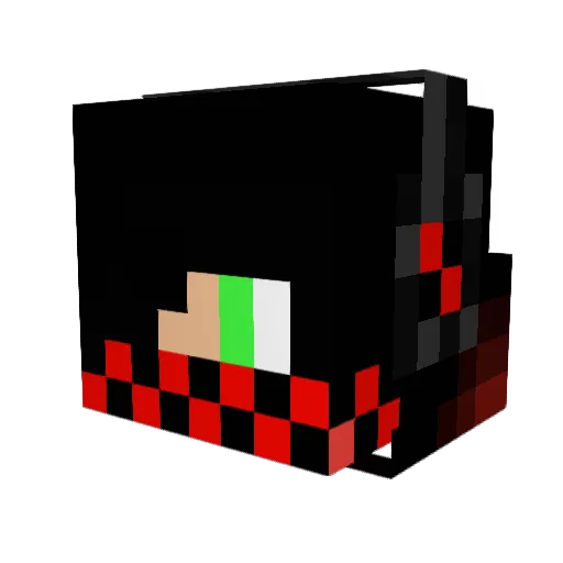 rhealy0 Minecraft avatar head, 3D render
