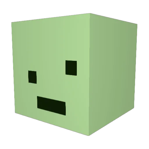 rhehd555 Minecraft avatar head, 3D render