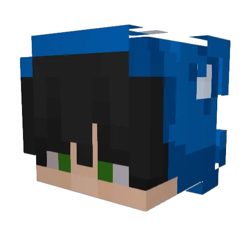 rhehdrms12 Minecraft avatar head, 3D render