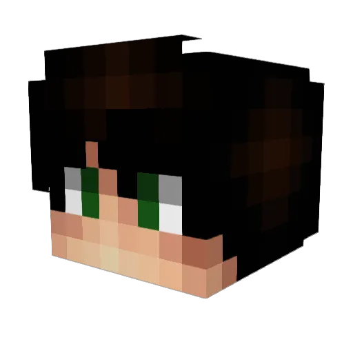 rhemma Minecraft avatar head, 3D render