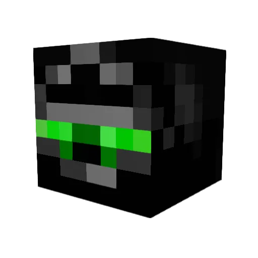rhettdb2005 Minecraft avatar head, 3D render