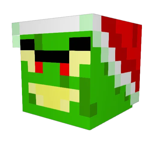 rhettzky Minecraft avatar head, 3D render