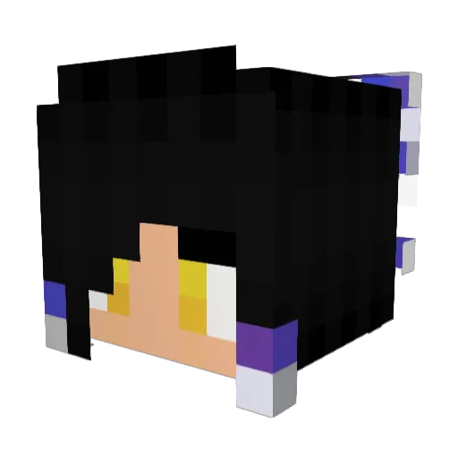 rheylogic Minecraft avatar head, 3D render