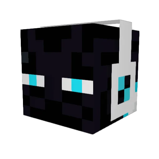 rhiley222 Minecraft avatar head, 3D render
