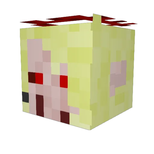 rhino0404 Minecraft avatar head, 3D render